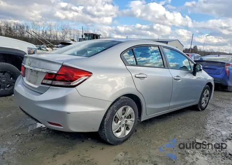 2013 Honda Civic Lx z USA, uszkodzony, nr VIN 2HGFB2F5XDH594151
